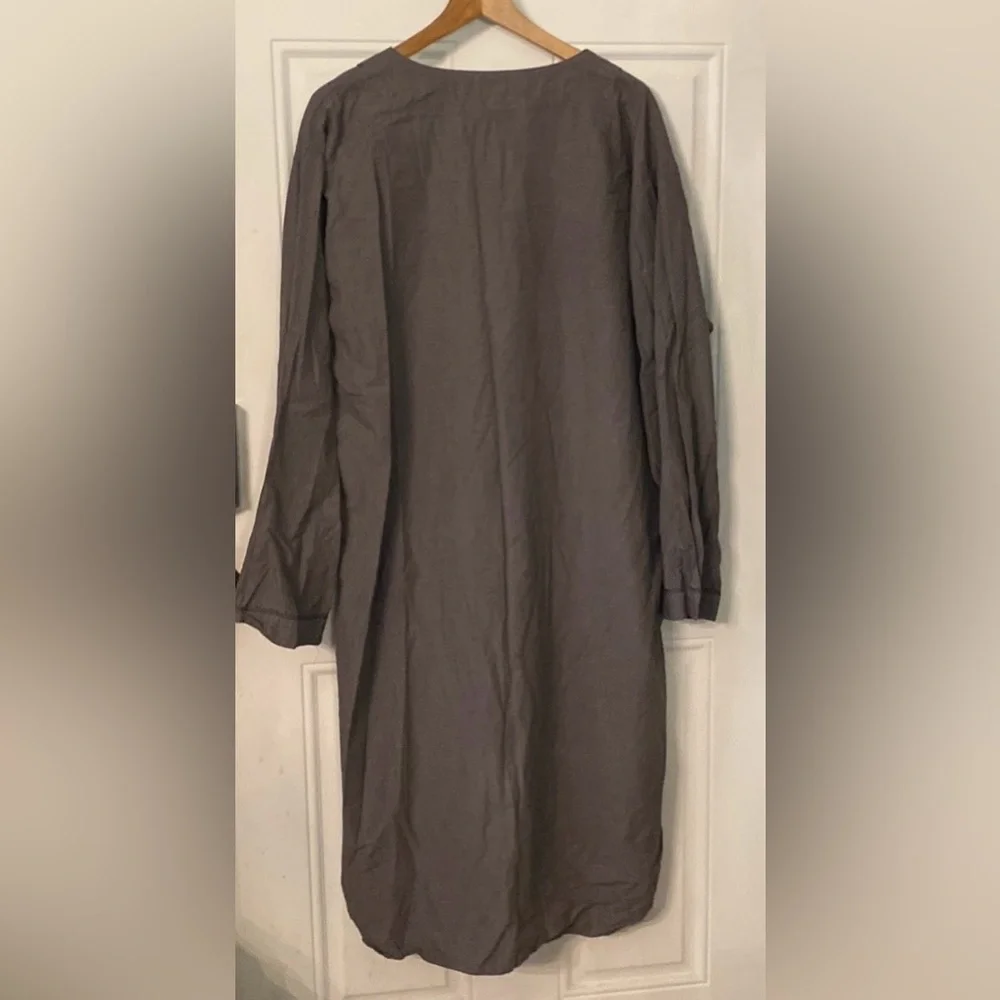 Majestic International Charcoal Gray Night Shirt - Picture 6 of 9